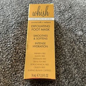 Unopened Box: Whish Exfoliating Foot Mask